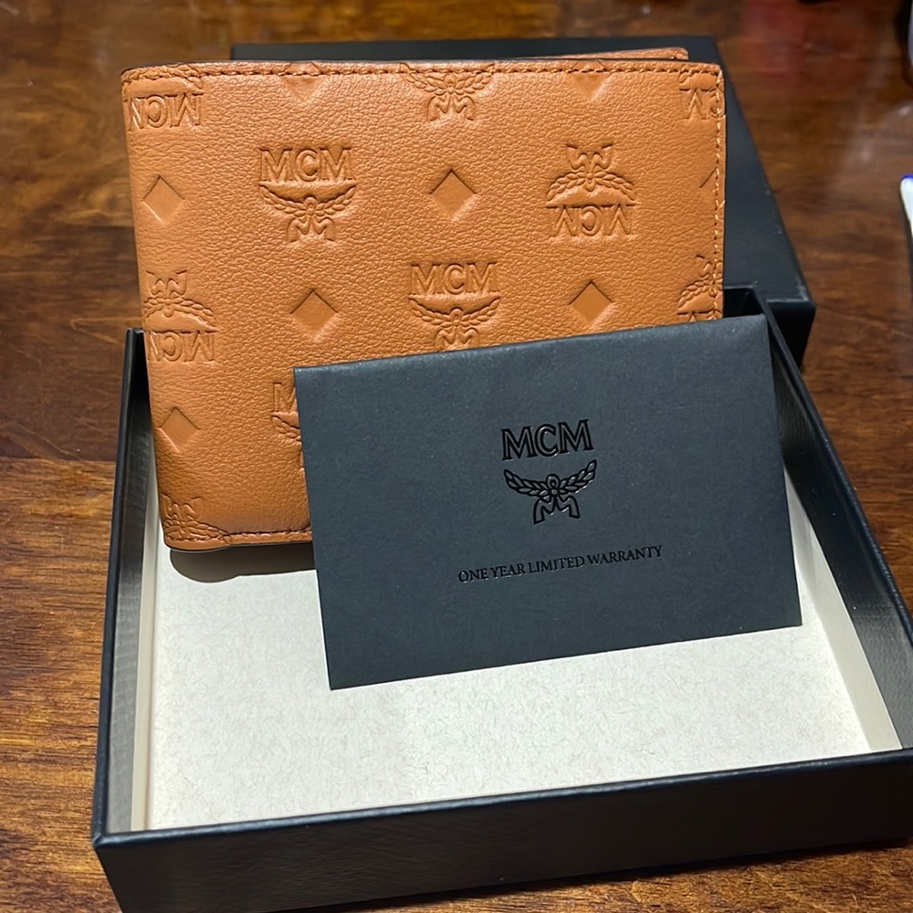 MCM Portuna Visetos Bifold Wallet
